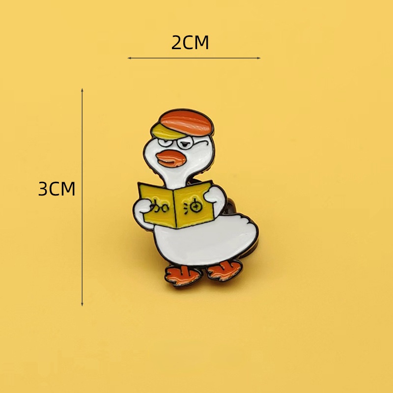 Bros Pin Enamel Bentuk Kartun Bebek Kecil Lucu Untuk Anak Perempuan