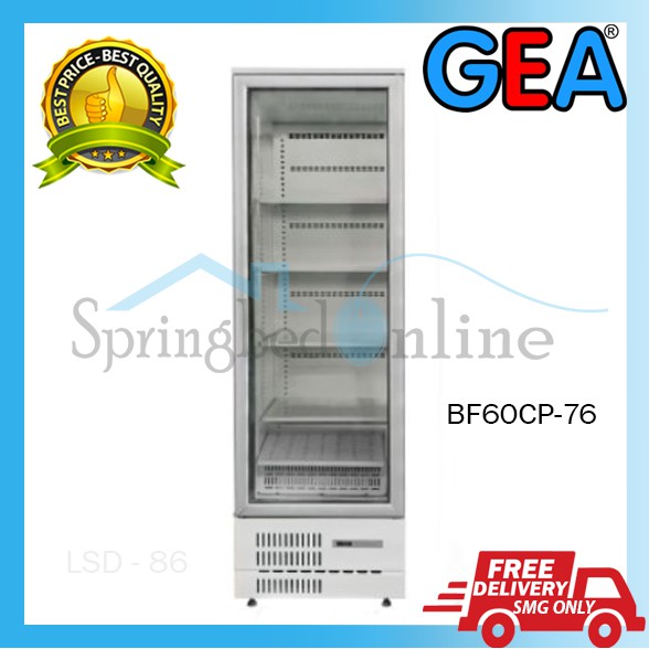 Upright Glass Door Freezer GEA 340 Liter - BF60CP 76