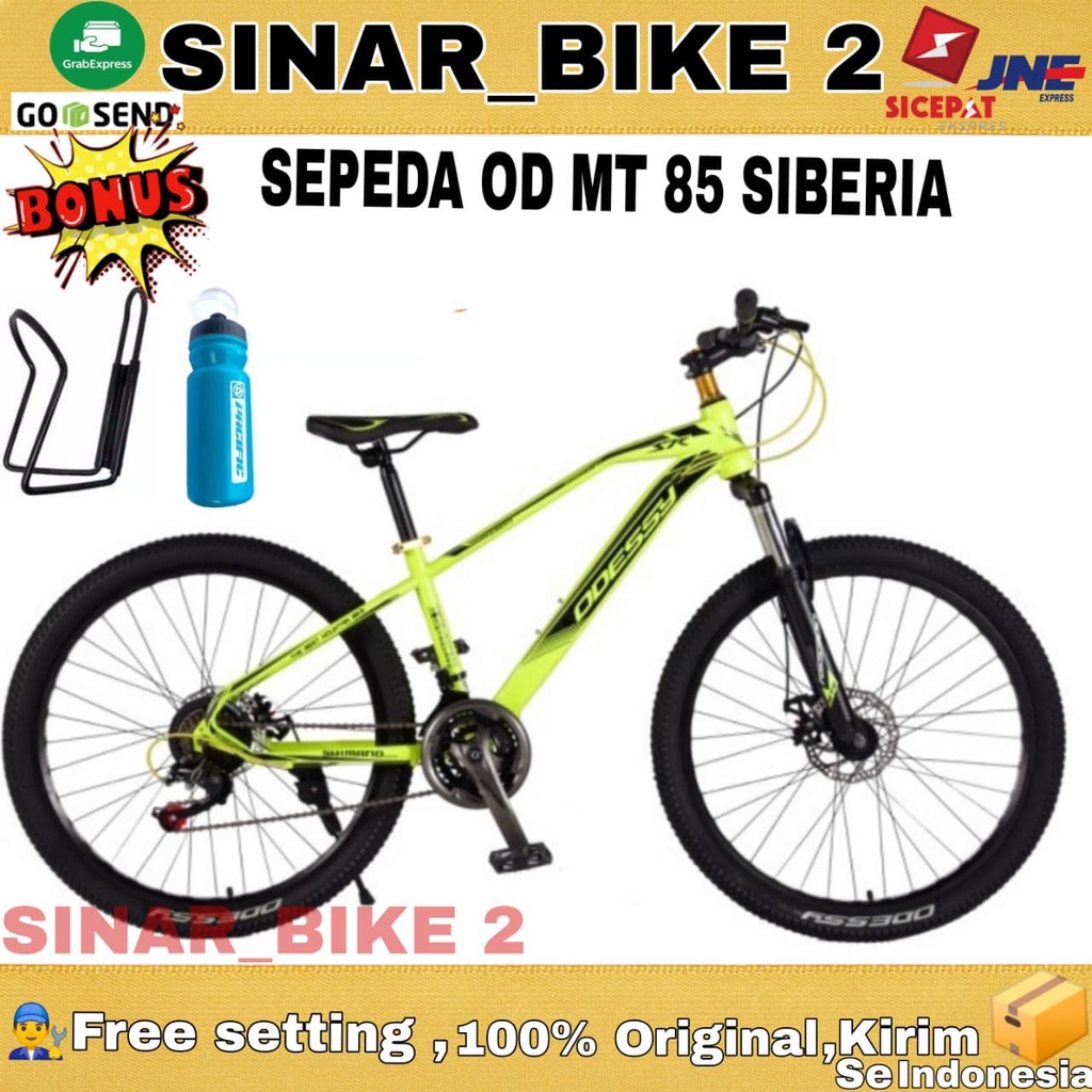 Sepeda Gunung MTB ODESSY 85 SIBERIA Ukuran 27.5 Inch 21 Speed