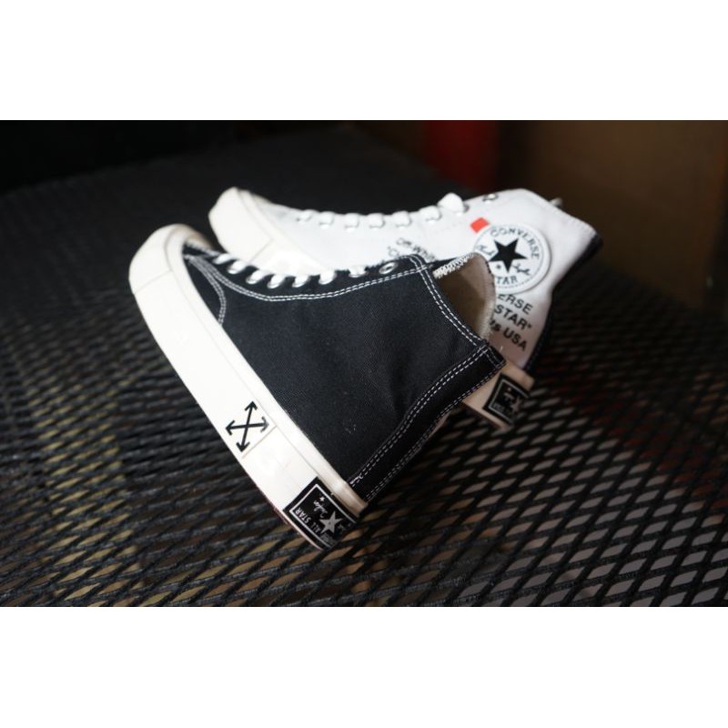 COD SEPATU CONVERSE 70S X OFFWHITE BLACK WHITE