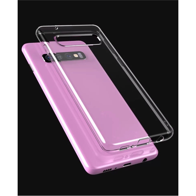 CASING COVER SARUNG SAMSUNG S8 S9 S10 S20 PLUS ULTRA LITE 2020 Soft Case TPU Bening Transparan