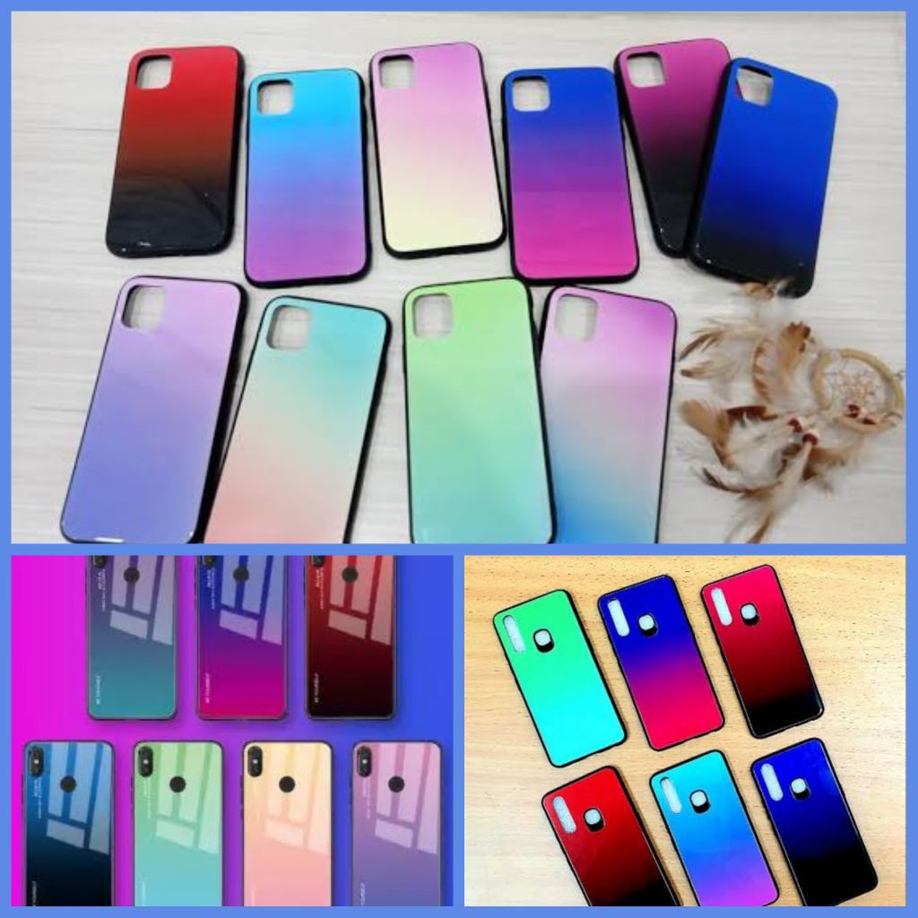 CASE RAINBOW VIVO Y20 OPPO A53 REALME C11 C12 C15 MURAH