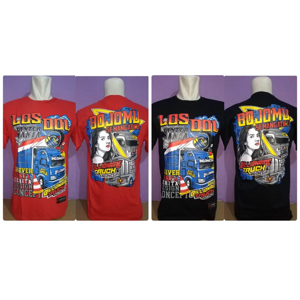 Promo Baju Kaos Driver Truck / Loss Doll / Kaos Distro Pria Murah