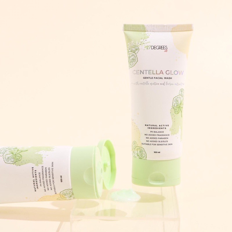 27 DEGREES CENTELLA GLOW GENTLE FACIAL WASH