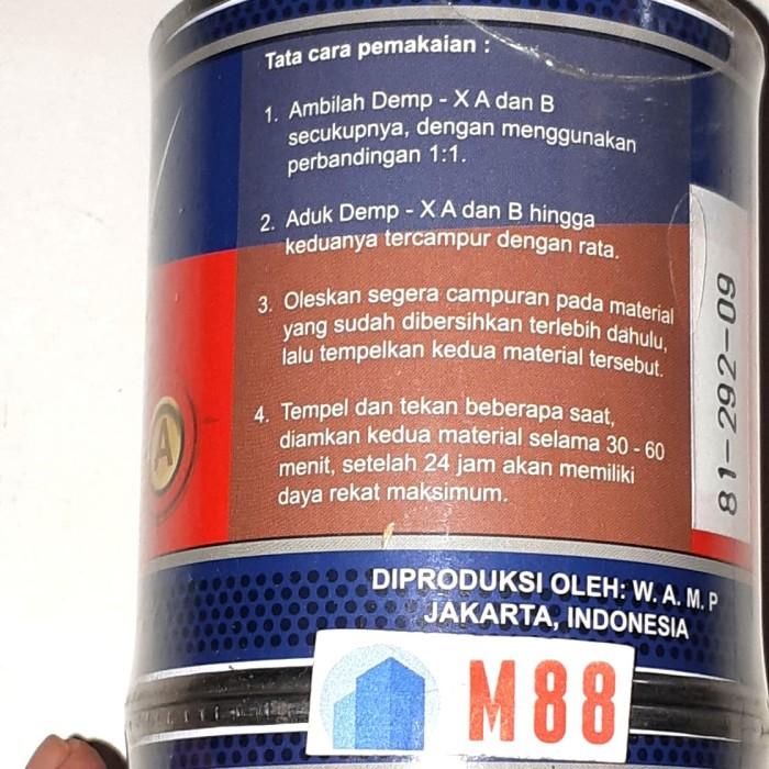 Lem Epoxy DempX A + B = 500 gram Perekat Extreme DEMP-X DEMP X