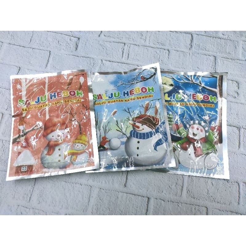 Snow Fake Salju Heboh Eceran Mainan Anak Saljuan Instant Buatan GROSIR PRAKARYA MALANG Bentuk Powder Bubuk Polymer Mudah Menyerap Air Penyerap Super Air Jadi Salju Hiasan Pohon Natal Syuting Film Edukasi Kerajinan Craft Kreatif Kesenian Art