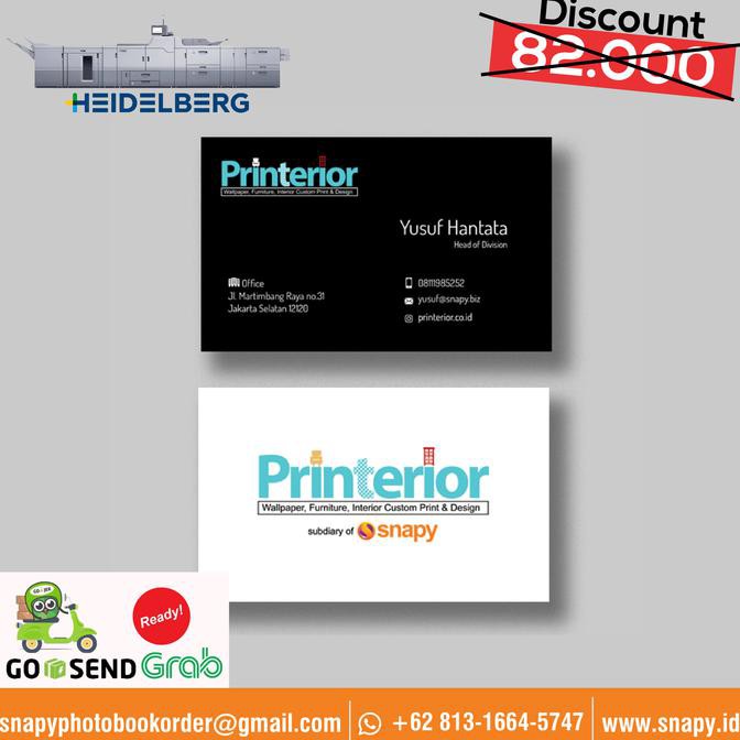 

Ready COD Cetak Kartu Nama Termurah 2 sisi / bolak-balik ORIGINAL