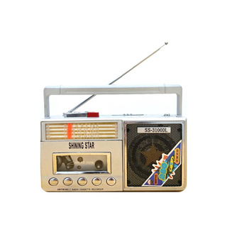 Radio FM AM SW Portable Radio Tape Pemutar Kaset Pita Cassette Player