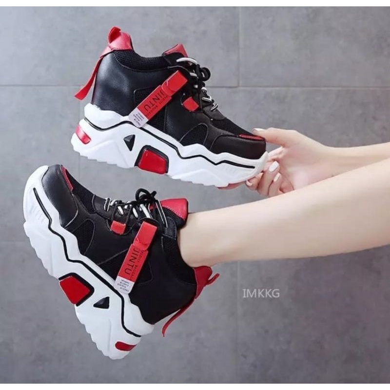 Sepatu Sneakers Wanita / Sepatu Wanita Jintu / Sepatu Fashion Korea / Bisa Cod