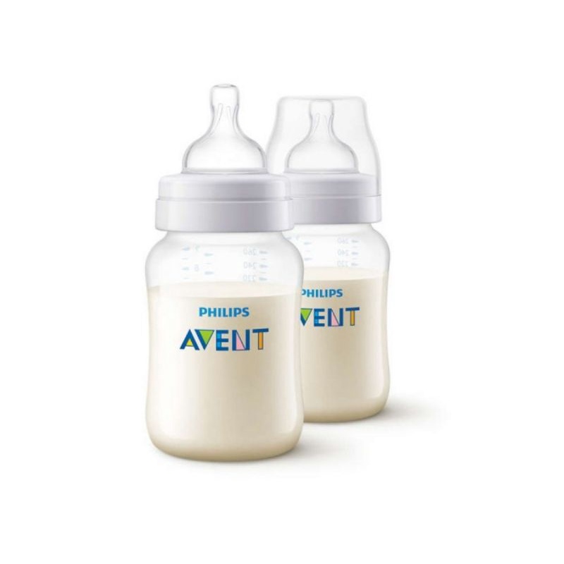 Philips Avent Bottle Classic+ PP 260ml (9oz) Twin Pack With Box/Botol Susu Bayi