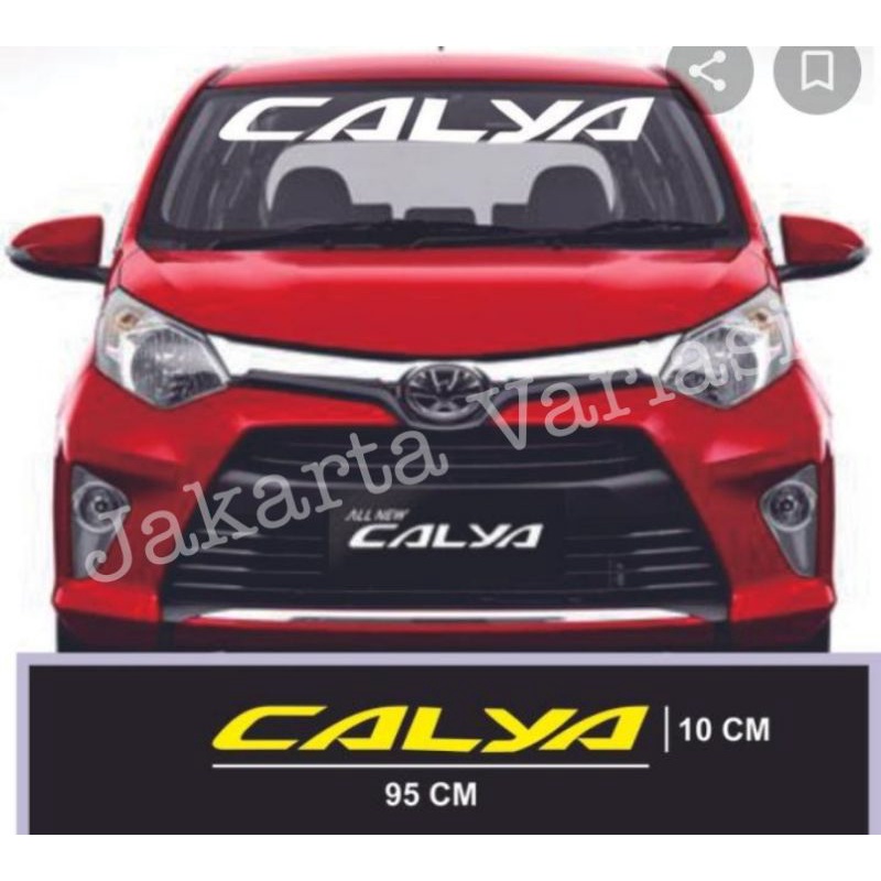 Stiker kaca depan mobil calya sticker kaca depan calya