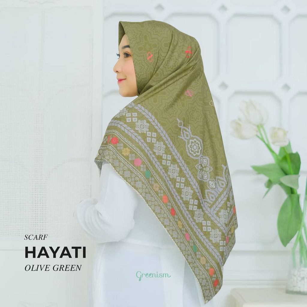 Greenism Scarf Hayati Quality Premium Syari'i