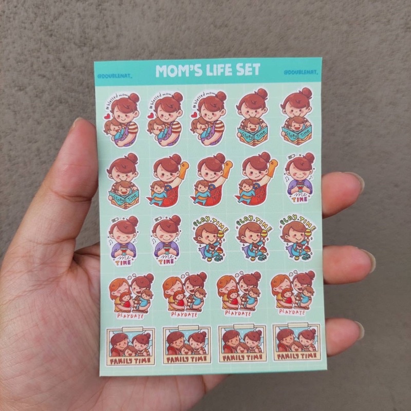 

Doublenat Mom's Life Stickers