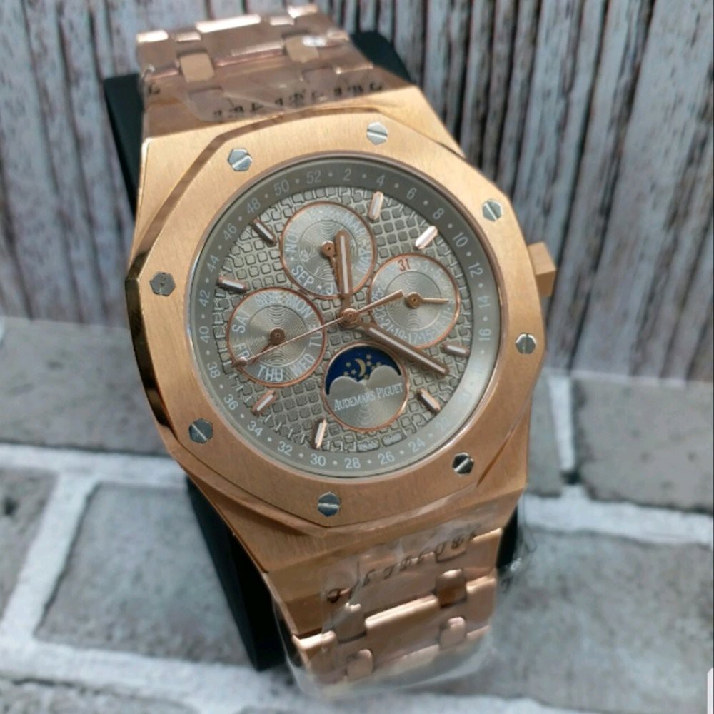 Jam Tangan Pria 4ud3maarss P1gu3t Daydate rosegold Automatic 43mm Premium H