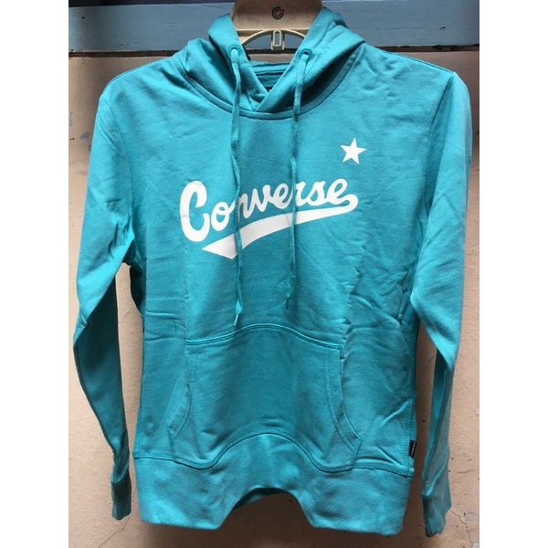 Converse Women's Center Front Nova Hoodie - Har Teal Original
