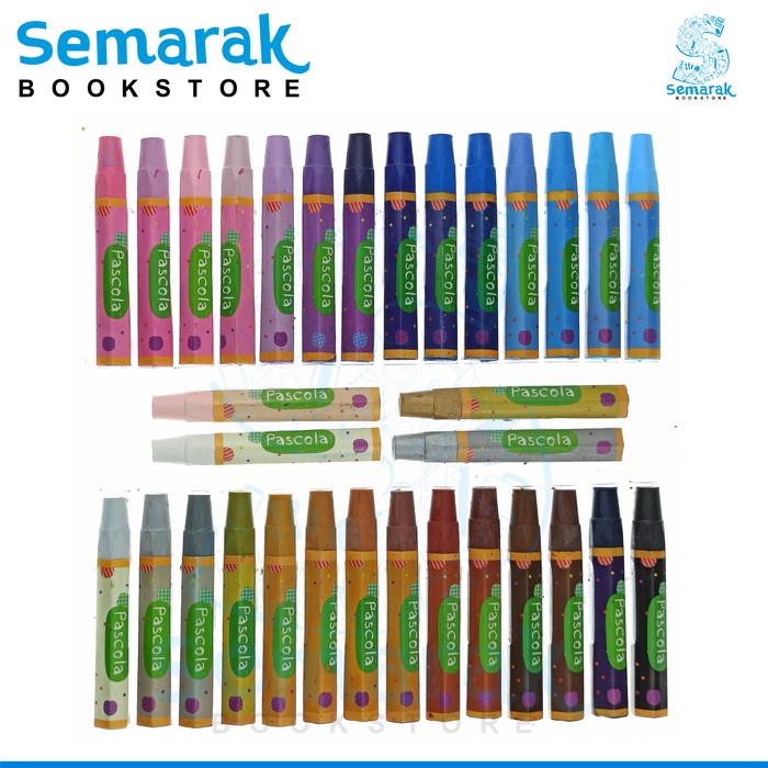 

PASTEL-DRY-OIL- PASCOLA PS60C OIL PASTEL KRAYON DAPAT DICUCI 55+5 WARNA OIL PASTEL PAS -OIL-DRY-