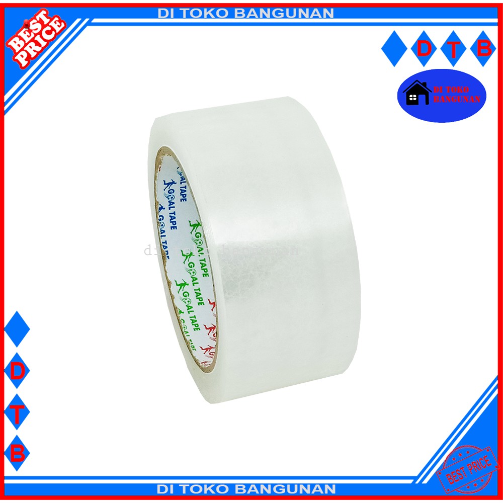 Lakban Bening Tebal 2 Inch Goal Tape