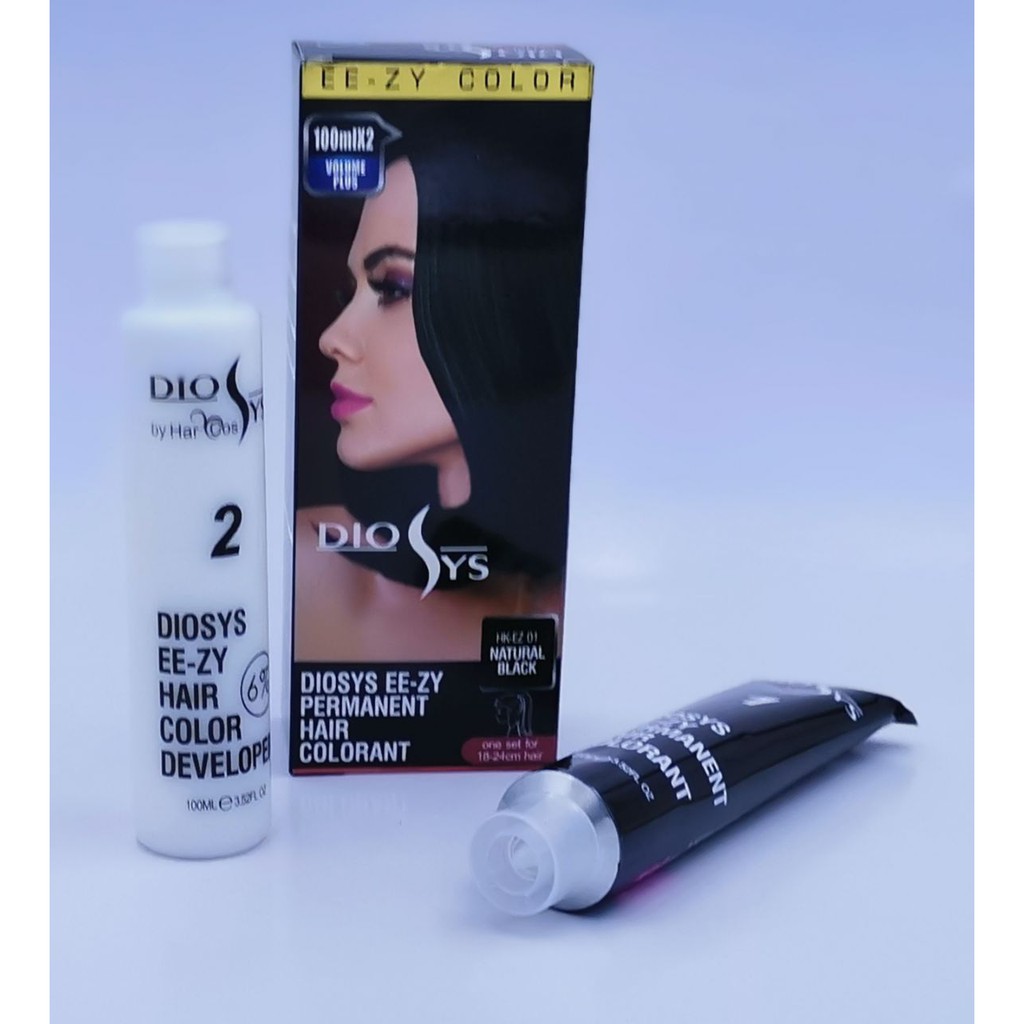 Diosys Hair Color Cat Rambut Semir Rambut Pewarna Rambut Permanen Dan Penetral (Bleaching)