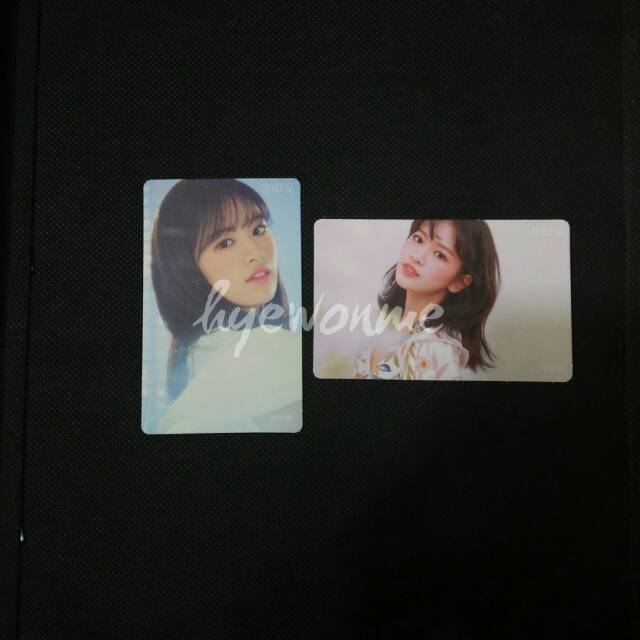 IZ*ONE IZONE HEART*IZ KIHNO PHOTOCARD YUJIN SET