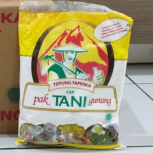 

Ds11D Satuan Tepung Tapioka / Sagu Pak Tani Gunung 500 Gram / 500Gr G6B040B