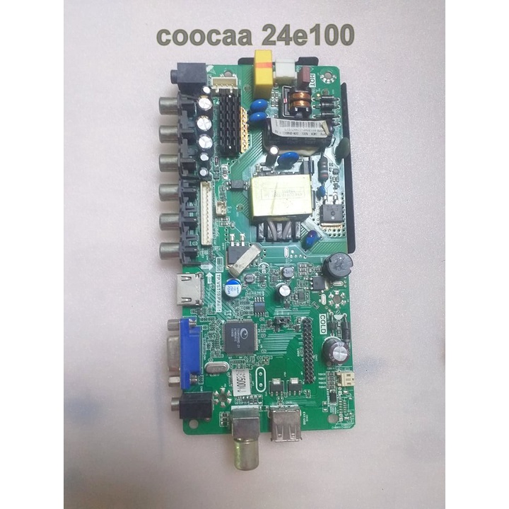 MB Mainboard Coocaa 24e100 Modul mesin TV Coocaa 24e100 PSU regulator