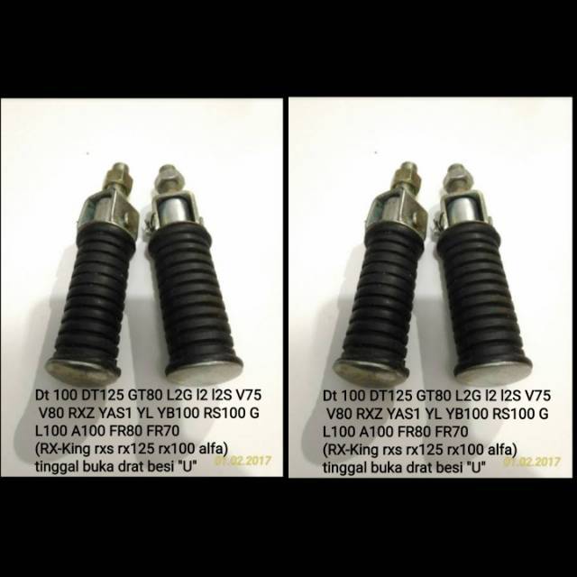 Footstep belakang DT100 nos