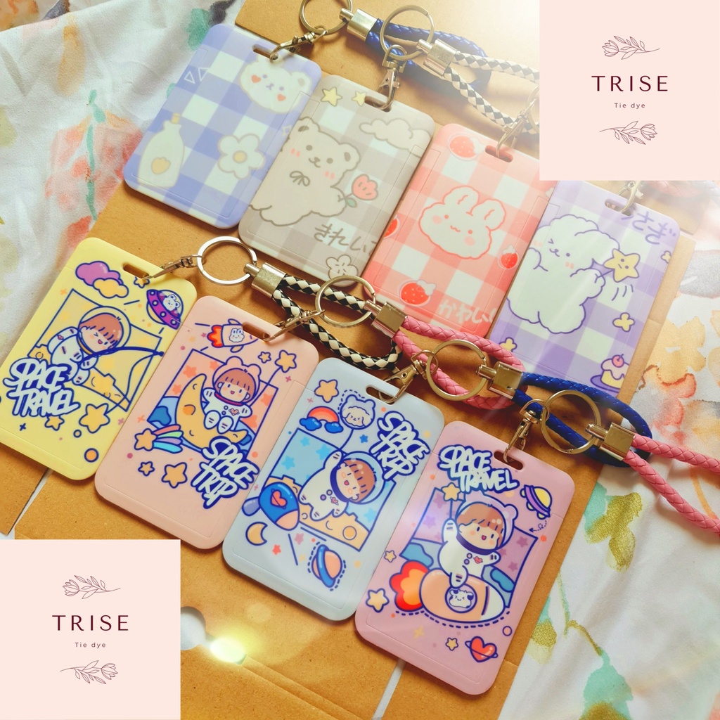 Photocard Holder Cute Keychain ID PC Case Gantungan Kpop Top Holder