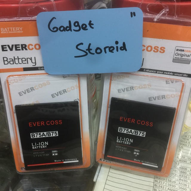 baterai evercoss B75/B75A