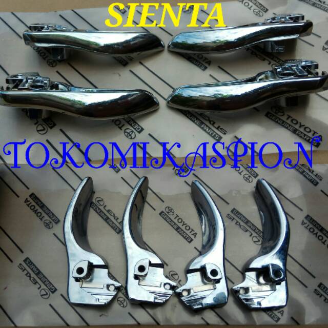 original - satuan - door handle sienta - handle pintu dalam sienta - handel pintu dalam sienta