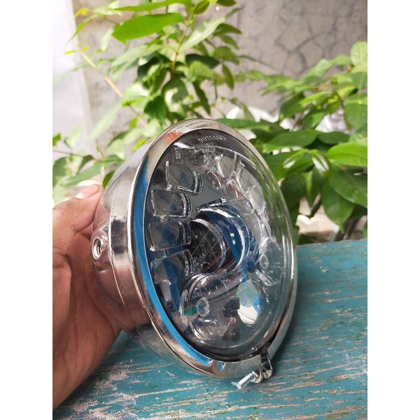 Daymaker 16 LED 5.75 inchi set batok l2g krom