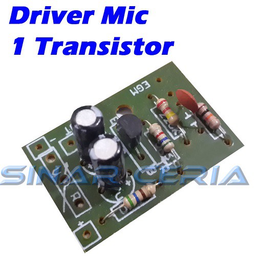Kit Pre Amp Mic / Driver Mic 1 Transistor  5-12Vdc Penguat Sinyal Mic Microphone