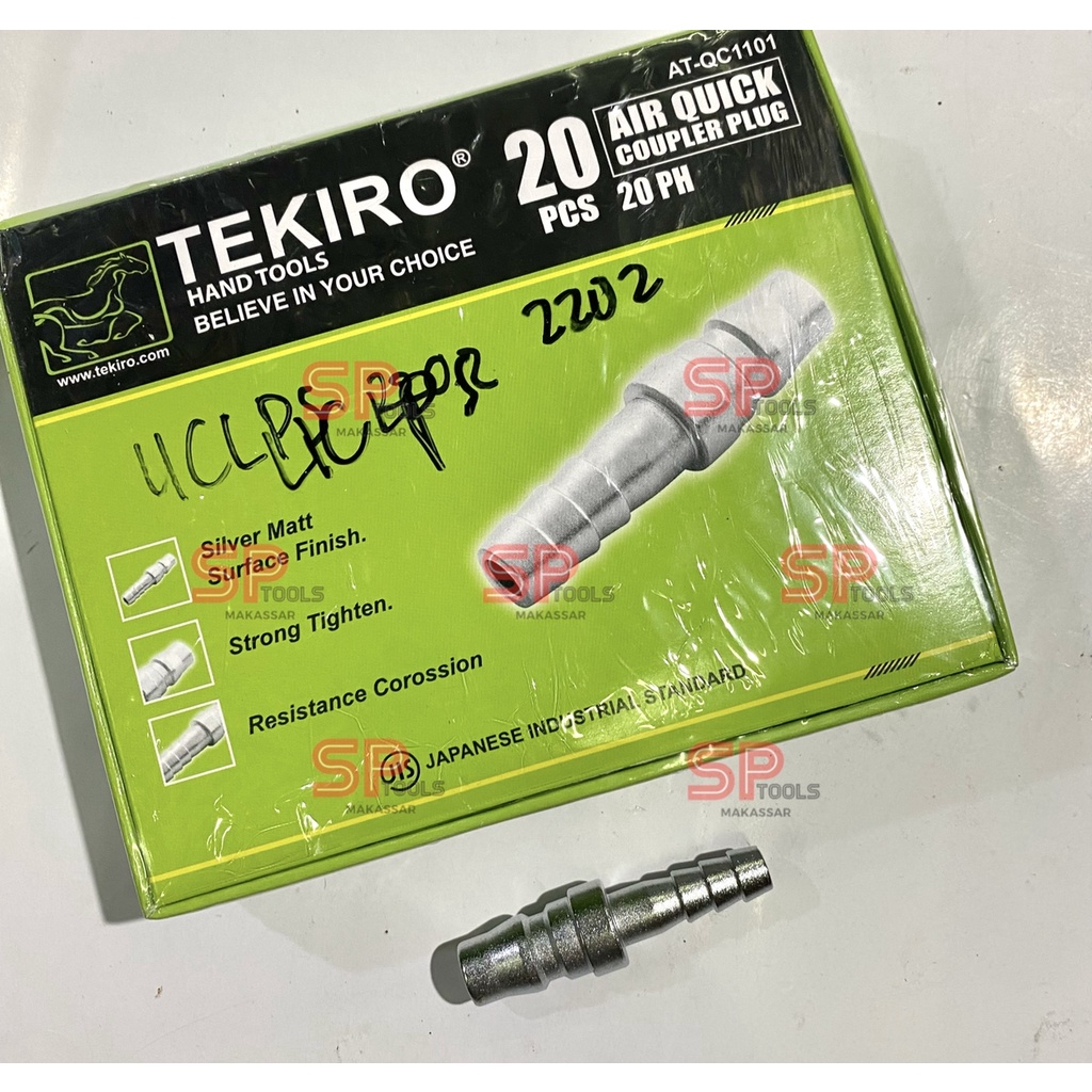 QUICK COUPLER 20 PH TEKIRO / NEPEL SAMBUNGAN SELANG ANGIN PLUG TEKIRO