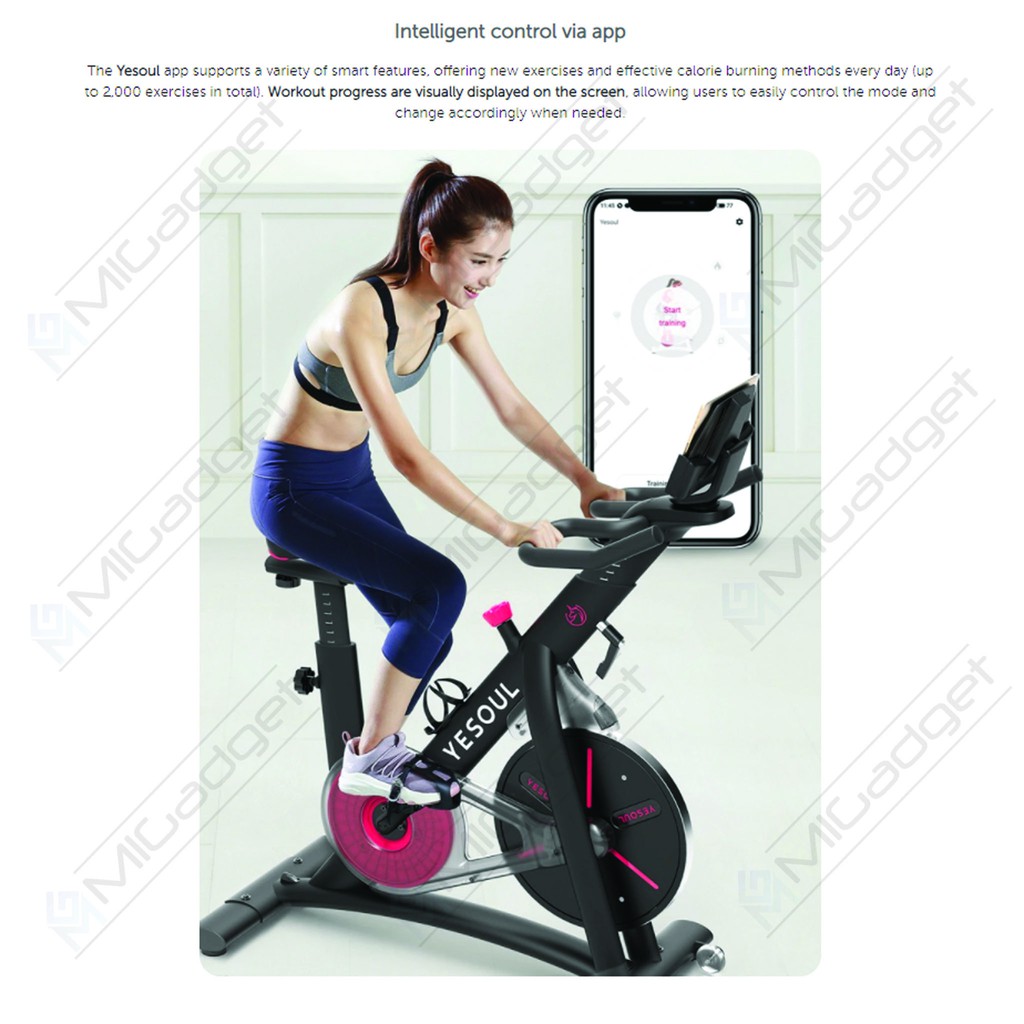 Yesoul S3 Home Smart Spinning Bike Indoor Sepeda Statis Fitness