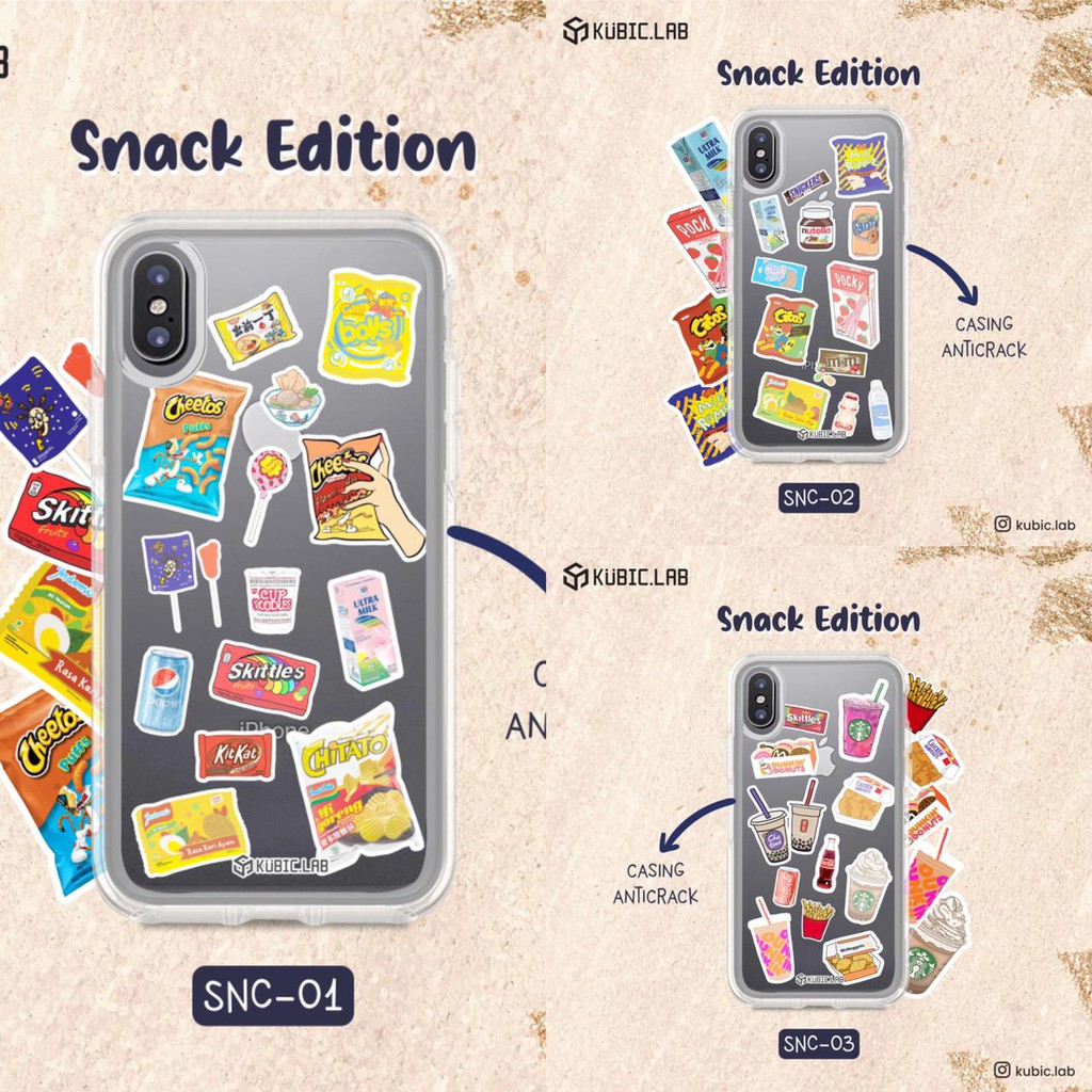 Case SNACK Samsung A30S A31 A50 A50S A51 A70 A71 M10 M11 M20 M21 M30 M30S M31