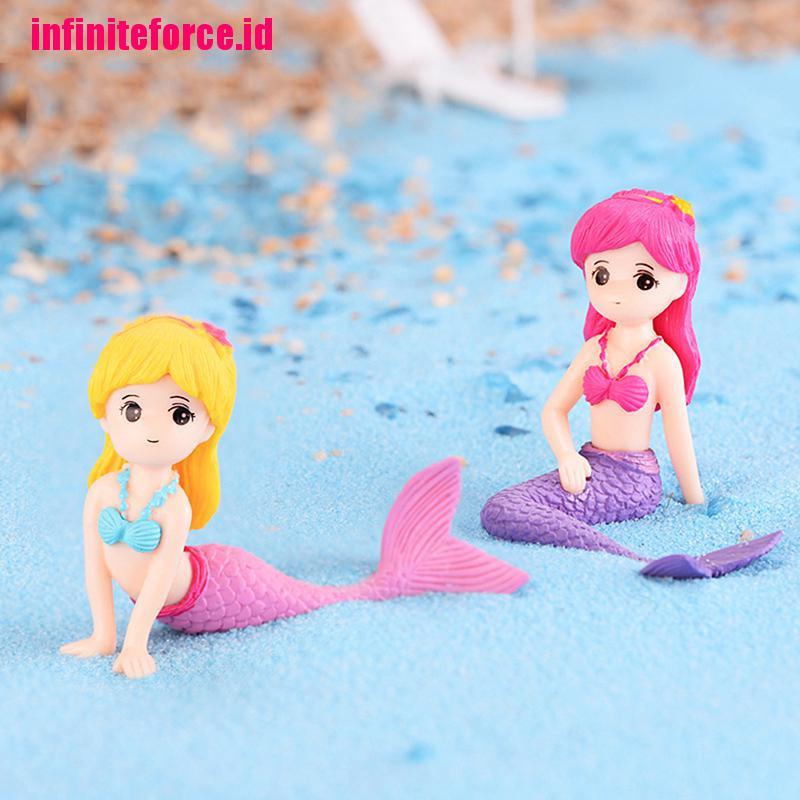 (Inx) Miniatur Mermaid Diy Untuk Dekorasi Rumah Boneka