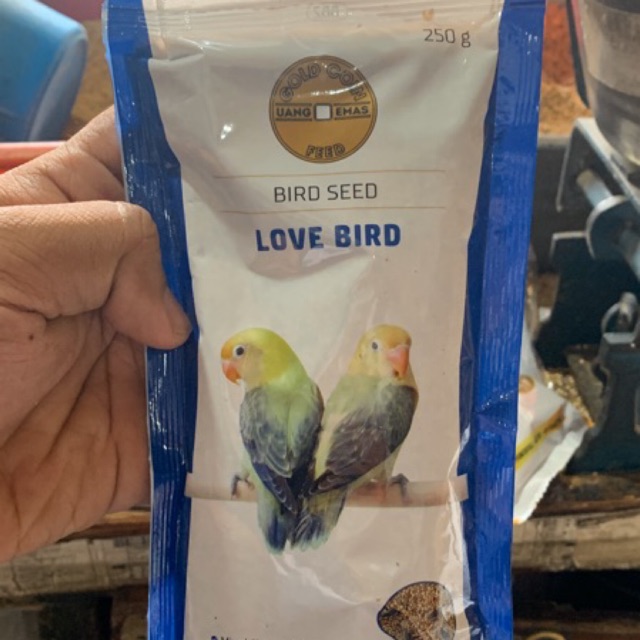 GOLD COIN LOVEBIRD PAKAN LOVEBIRD TOP / PAKAN BURUNG LOVEBIRD