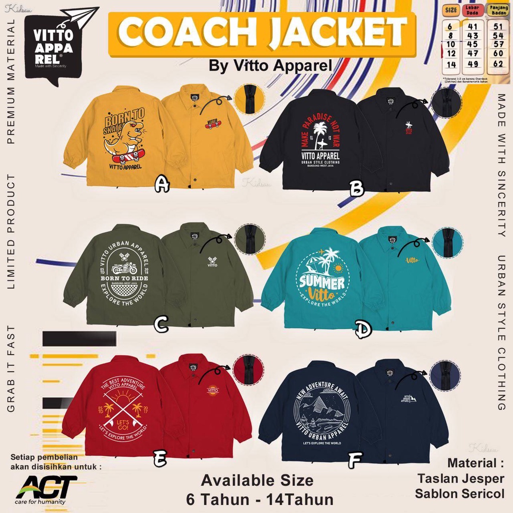 Coach Jacket Vitto