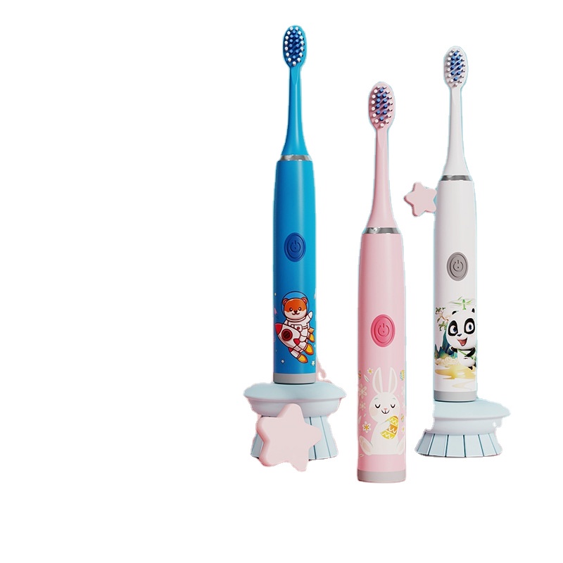 Sikat Gigi Anak Elektrik Sikat Gigi Electric Karakter Toothbrush Sikat Gigi Bahan Lembut Free Refill