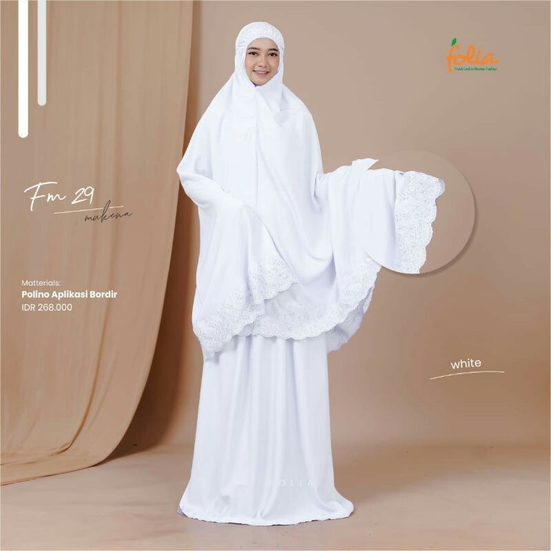 Mukena Putih Folia FM 29