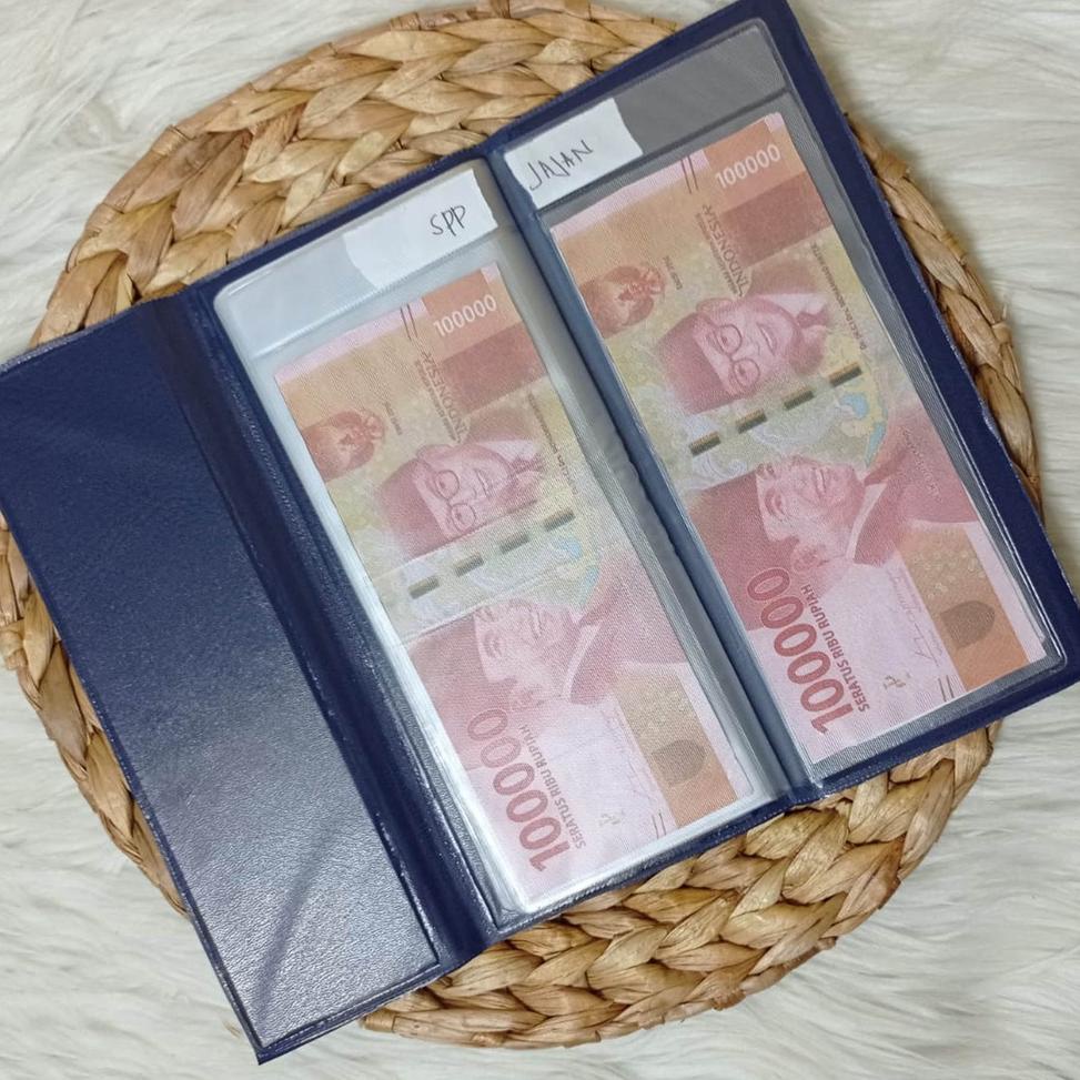 

(C-Q-W-✪) Binder Keuangan Ziplock Budgeting Nabung Tabungan Uang Planner Organizer Keuangan A01 super keren