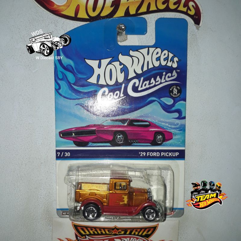 Hot Wheels 29 Ford Pickup Gold Cool Classics All Body Base Besi Thailand