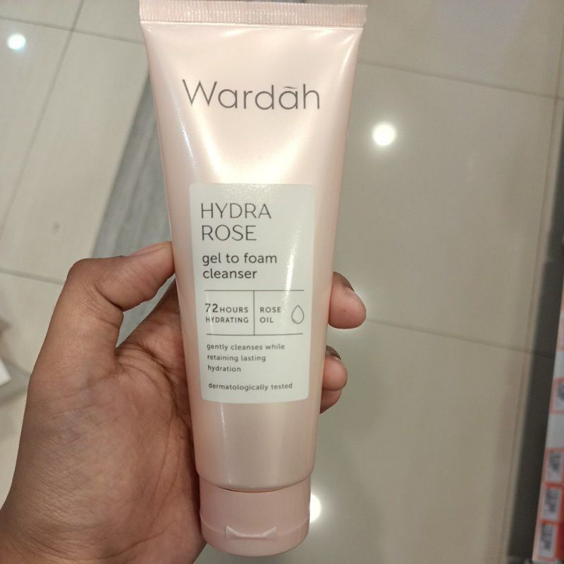 (COD) Wardah HydraRose Facial foam