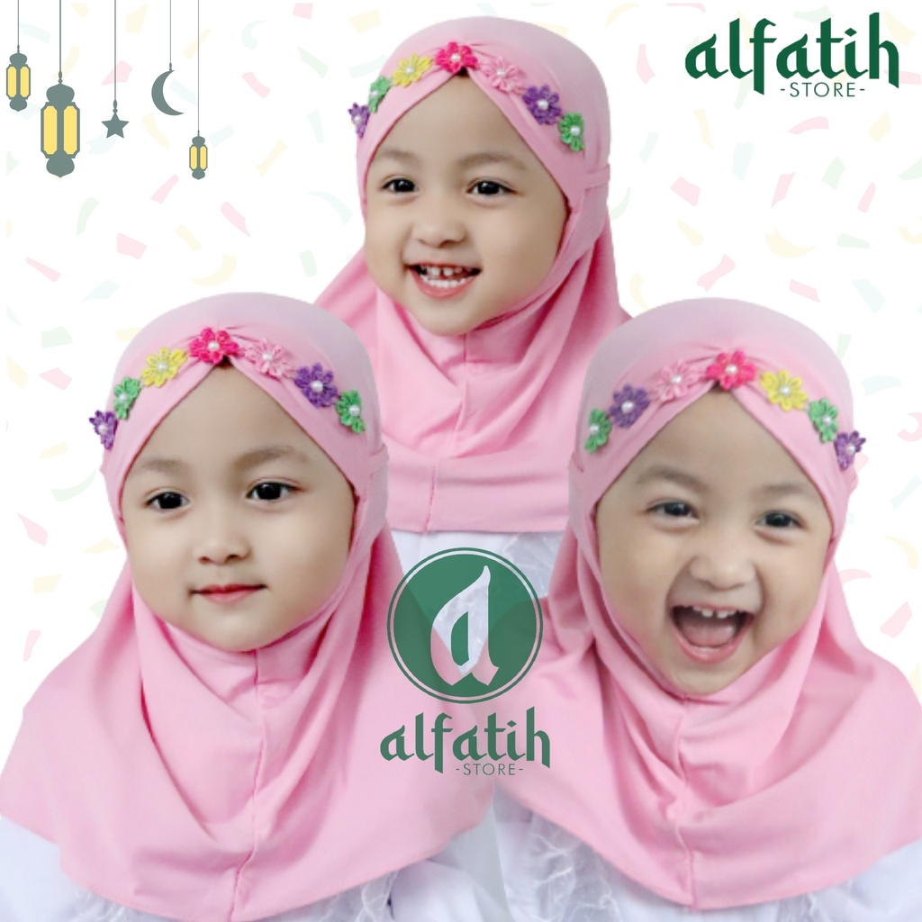 ALFATIH STORE / JILBAB ANAK SYIRIA MELATI RAINBOW JASMIN KIDS / HIJAB ANAK / HIJAB BAYI KERUDUNG ANAK HIJAB BAYI COD / KERUDUNG ANAK HIJAB HIJAB ANAK BAYI PEREMPUAN / HIJAB ANAK / JILBAB ANAK BAYI USIA  0-3 TAHUN BAHAN JERSEY PREMIUM NYAMAN DI PAKAI