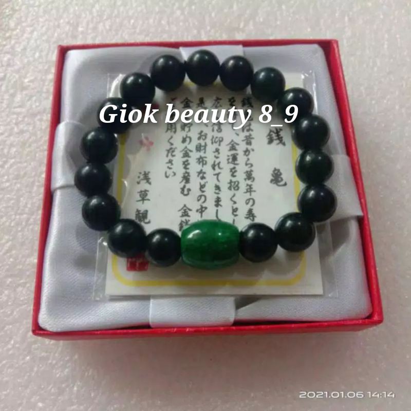 GELANG BLAKJADE ASLI BANDUL GIOK BURMA HIJAU TUA