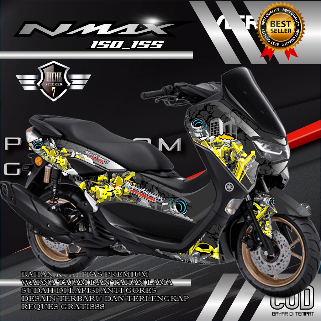 DECAL STICKER NMAX 150_155 TRANSFORMER