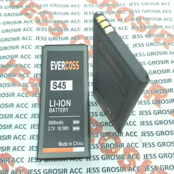 Baterai Battery Double Power EVERCOSS Cross S45 4G LTE Face Unlock