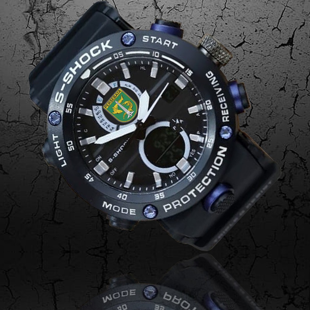 (WATER RESIST) Jam Tangan PERSEBAYA motif 1 DT - EXCLUSIVE