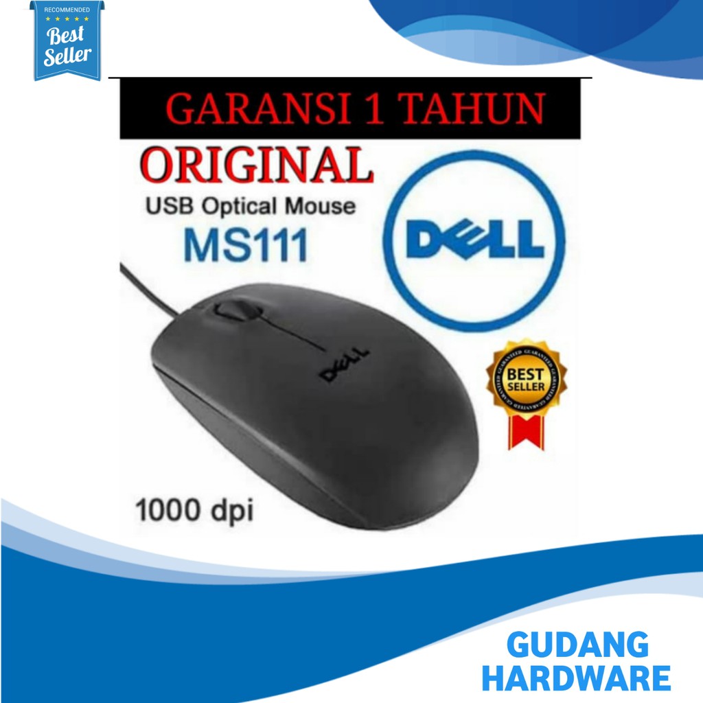 MOUSE DELL USB mouse wired kabel