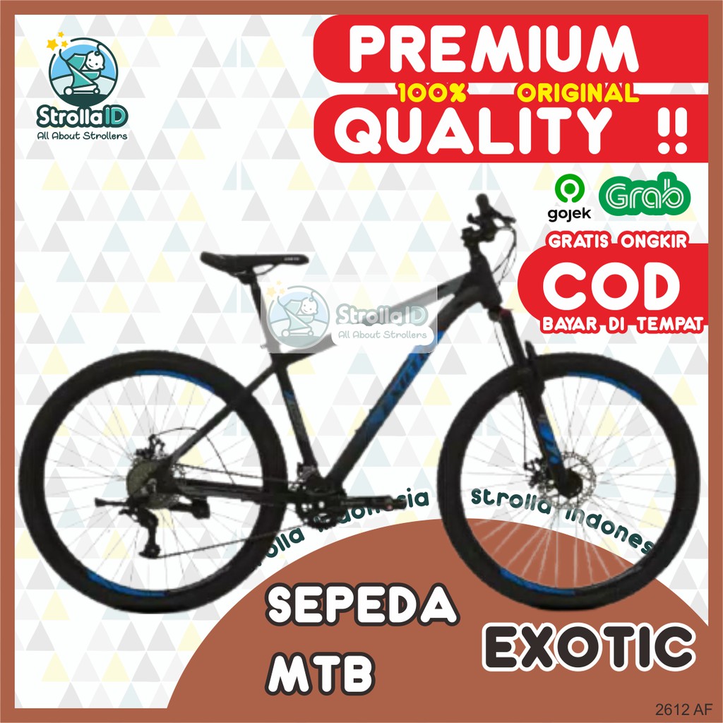 MTB 27,5" Exotic 2612 AF FL Sepeda Lipat Bike Bmx 20 Sepeda Gunung Road Bike Sepeda Artis SNI ORI