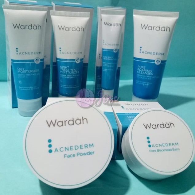 Wardah Acne Set Paket  Perawatan Wajah Berjerawat